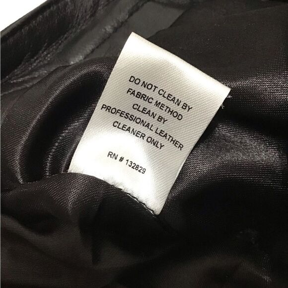 LPA Black Leather High Waist Straight Leg Front Zipper Leg Pants Size XS - Picture 12 of 16